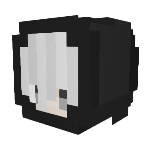 vExf240 Minecraft avatar head, 3D render