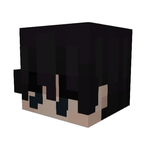 vGuxd Minecraft avatar head, 3D render