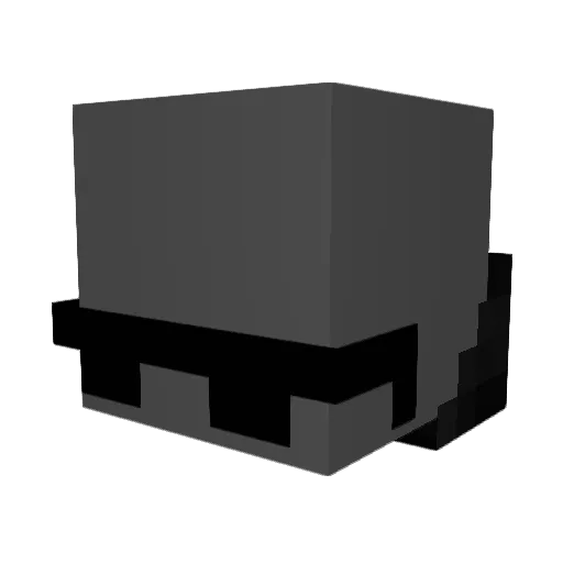 vJos1H Minecraft avatar head, 3D render
