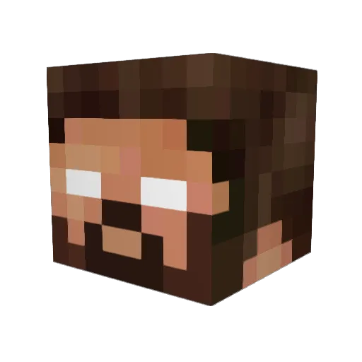 vKILLERv Minecraft avatar head, 3D render