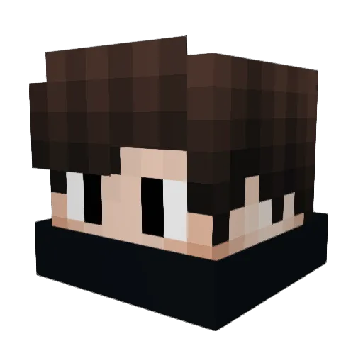 vKepler Minecraft avatar head, 3D render