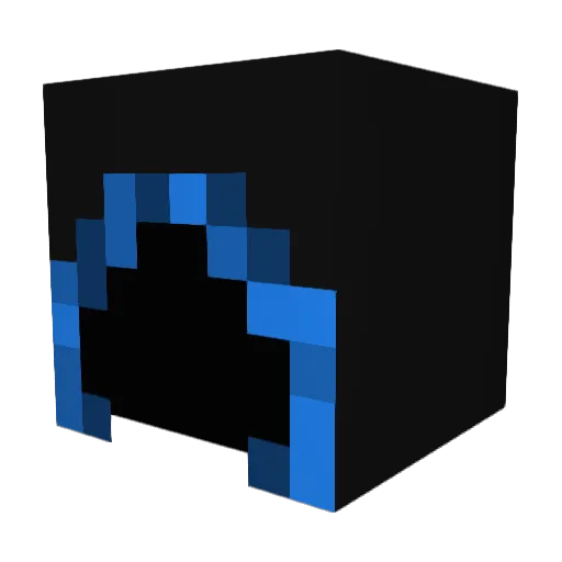 vKingCrow Minecraft avatar head, 3D render
