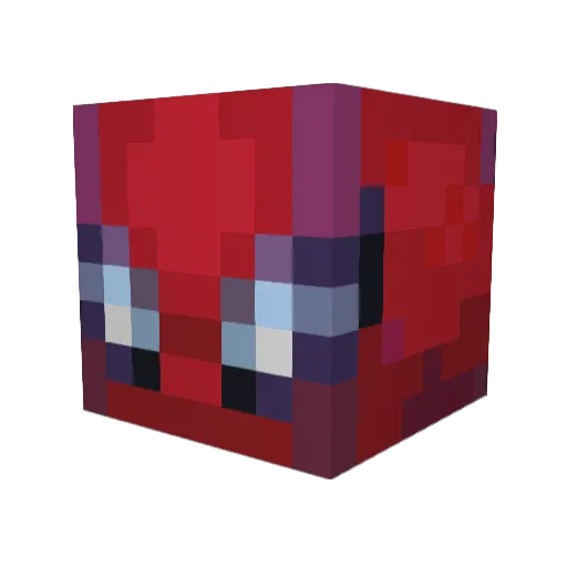 vKura Minecraft avatar head, 3D render