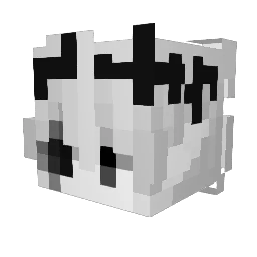 vL4zY Minecraft avatar head, 3D render