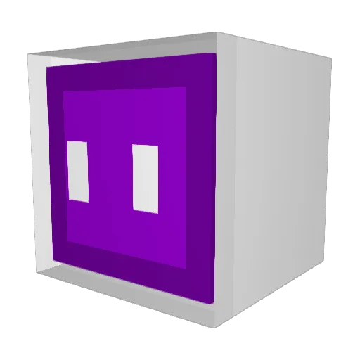 vLT_26 Minecraft avatar head, 3D render
