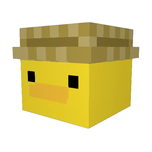 vLaDuT2014 Minecraft avatar head, 3D render