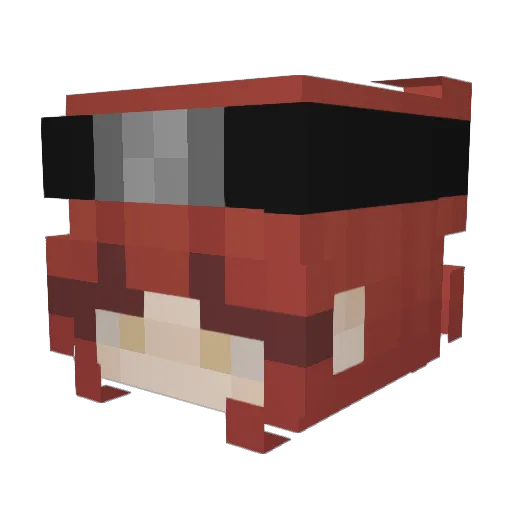vMakii_ Minecraft avatar head, 3D render