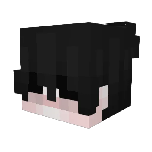 vMeap Minecraft avatar head, 3D render