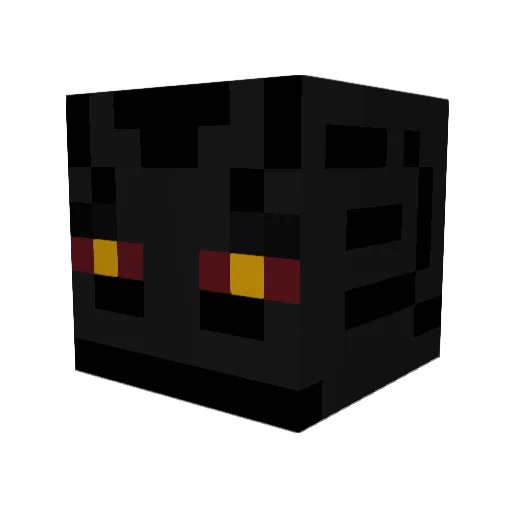 vMettra Minecraft avatar head, 3D render