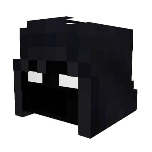 vMisty Minecraft avatar head, 3D render