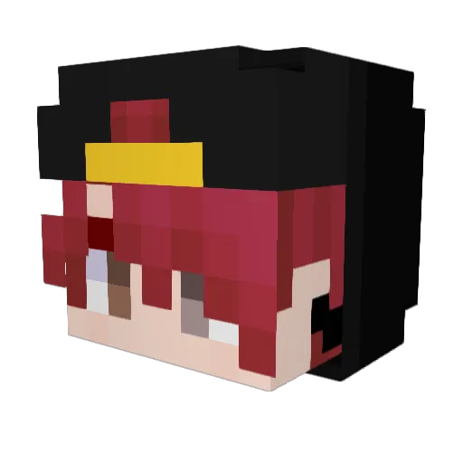 Minecraft-Avatar von vNekorii: Kopf als 3D-Render