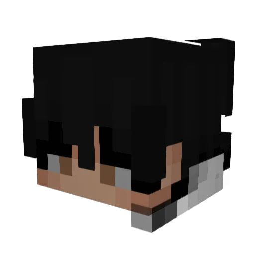 vNyqus Minecraft avatar head, 3D render