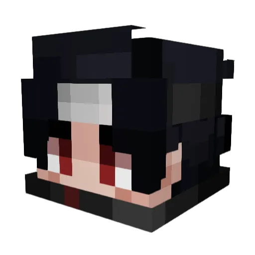 vOShady Minecraft avatar head, 3D render