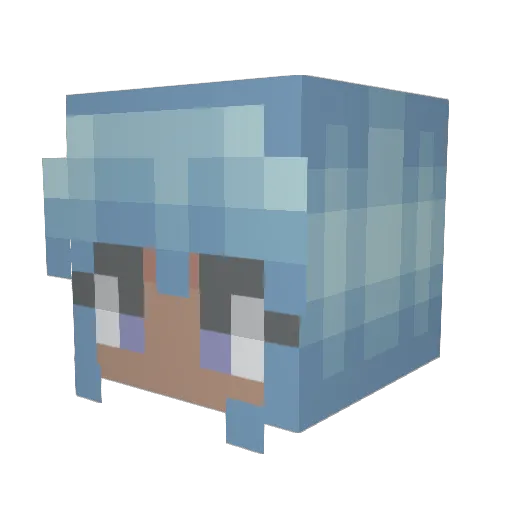 vRemaz1 Minecraft avatar head, 3D render