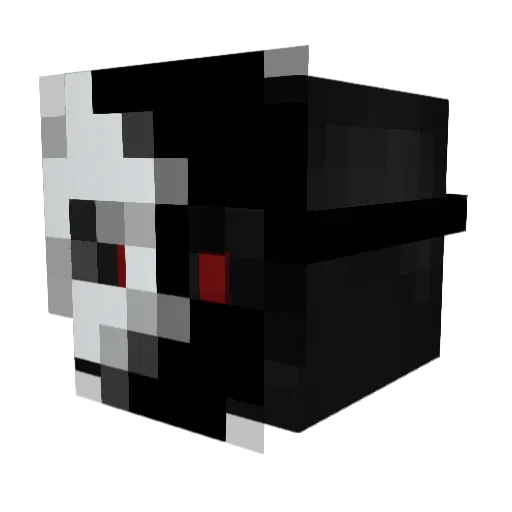 vRezay Minecraft avatar head, 3D render