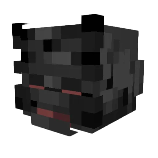 vShield Minecraft avatar head, 3D render