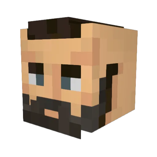 vSkrizzle Minecraft avatar head, 3D render