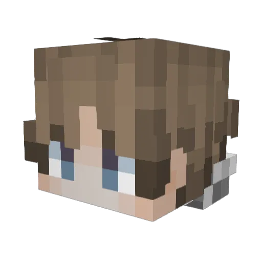 vSmithv Minecraft avatar head, 3D render