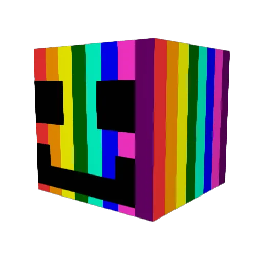 vSpiNaL Minecraft avatar head, 3D render