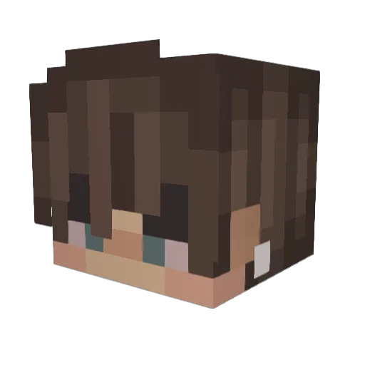 vSpikee Minecraft avatar head, 3D render