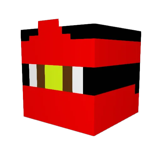 vSquiZy Minecraft avatar head, 3D render