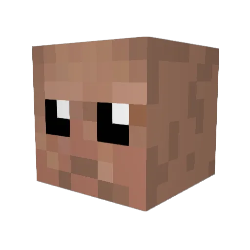 vStaszeKKv Minecraft avatar head, 3D render