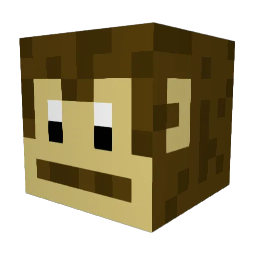 vStraif Minecraft avatar head, 3D render