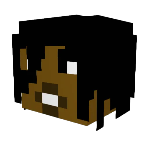 vT_Fall Minecraft avatar head, 3D render