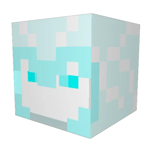 vTimTam Minecraft avatar head, 3D render