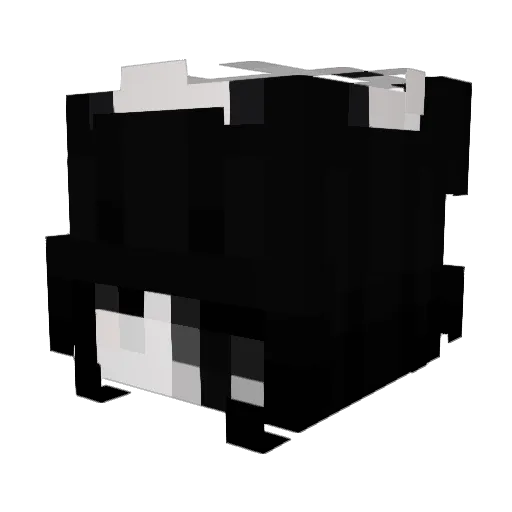 vTokio Minecraft avatar head, 3D render