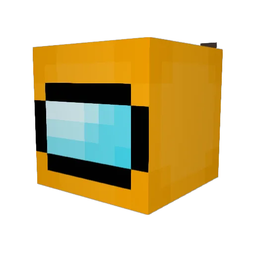 vZoL Minecraft avatar head, 3D render