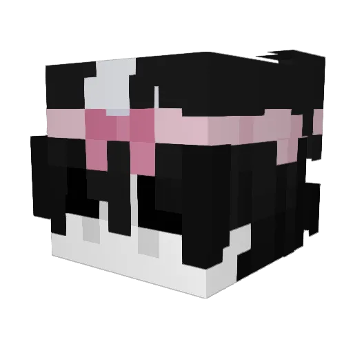 vZushi Minecraft avatar head, 3D render