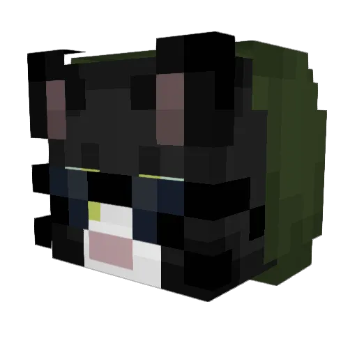 v_Ezi Minecraft avatar head, 3D render