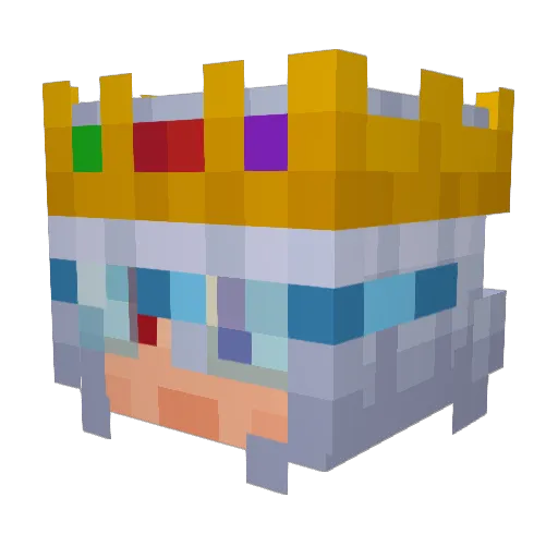 v_Scapes Minecraft avatar head, 3D render