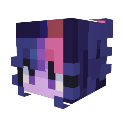v_Shami Minecraft avatar head, 3D render
