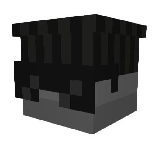 v_____z Minecraft avatar head, 3D render