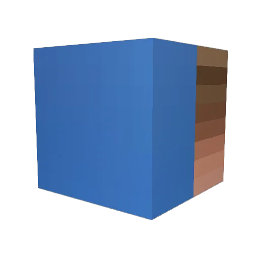 v_b3n_v Minecraft avatar head, 3D render
