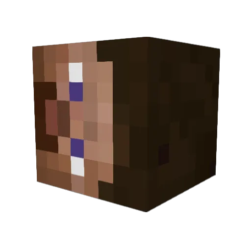 v_balazs Minecraft avatar head, 3D render