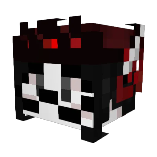 v_ordhosbn Minecraft avatar head, 3D render