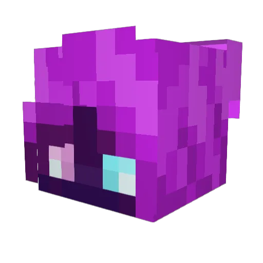 v_scary_W Minecraft avatar head, 3D render