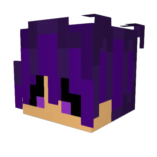 va3lor Minecraft avatar head, 3D render