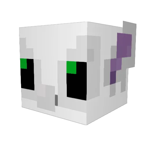 vaaarg Minecraft avatar head, 3D render