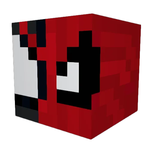 vaauunt Minecraft avatar head, 3D render