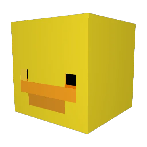 vaavst Minecraft avatar head, 3D render