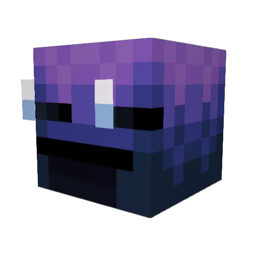 vaayn Minecraft avatar head, 3D render