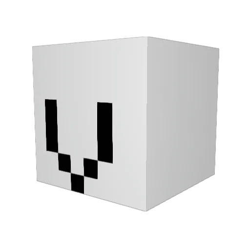vaazm Minecraft avatar head, 3D render