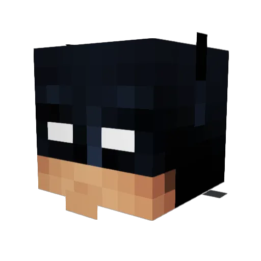 vabmo Minecraft avatar head, 3D render
