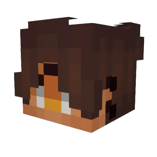 vacadaver Minecraft avatar head, 3D render