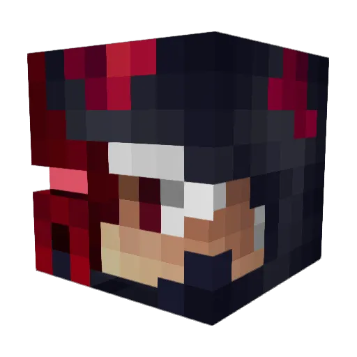 vace96 Minecraft avatar head, 3D render