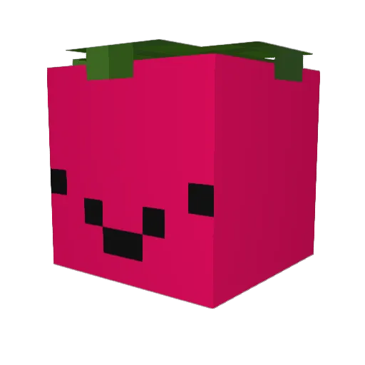 vacilences Minecraft avatar head, 3D render